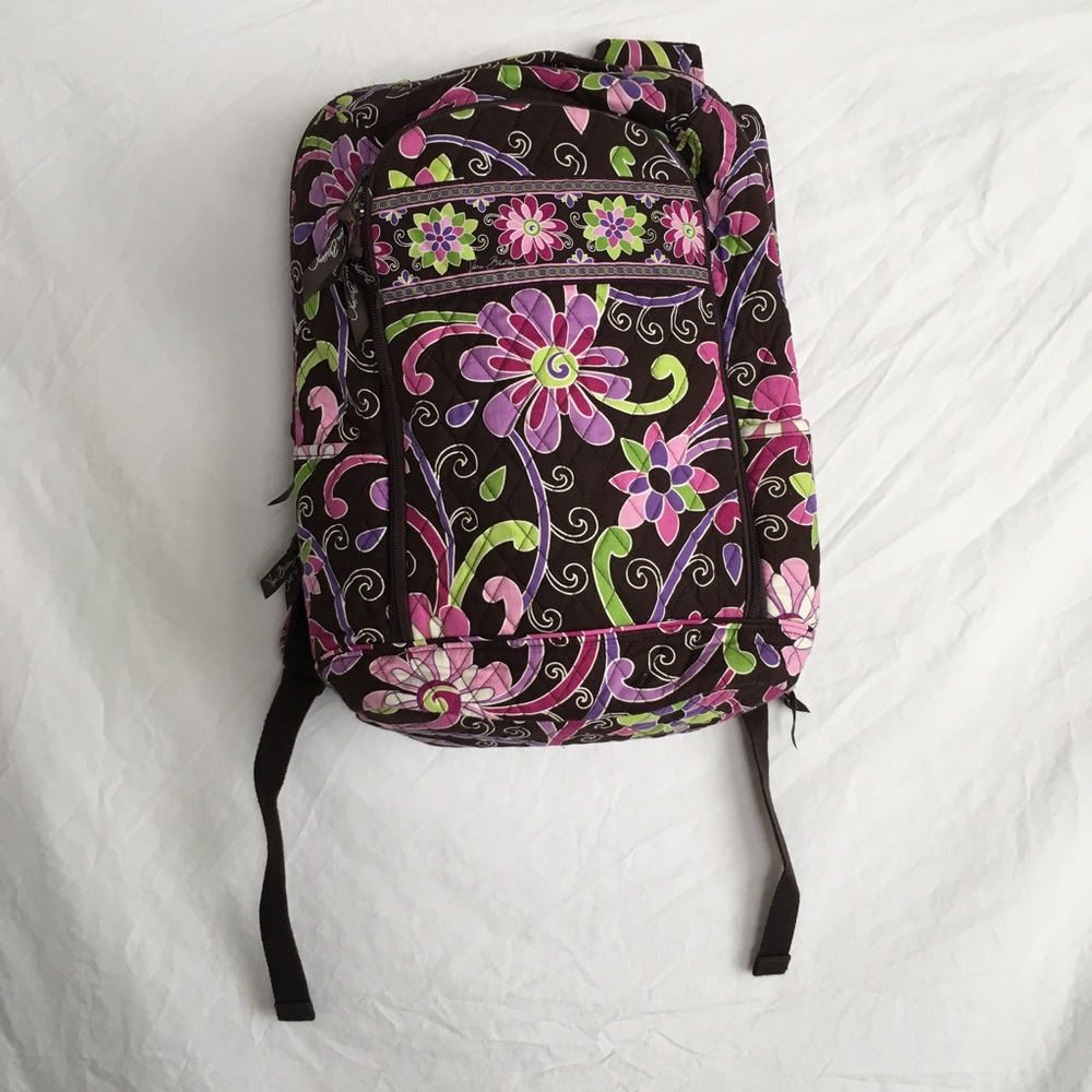 Vera Bradley Laptop Backpack (Purple Punch)
